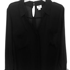 Worthington blouse black
